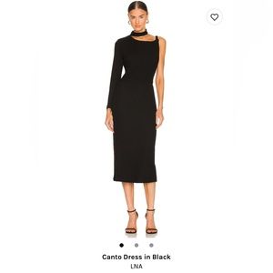LNA black dress